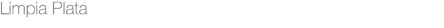 Limpia Plata